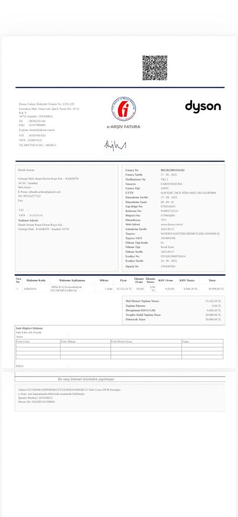 Dyson Purifier Big+Quiet Formaldehyde BP04 Hava Temizleyici- Garantili - 3