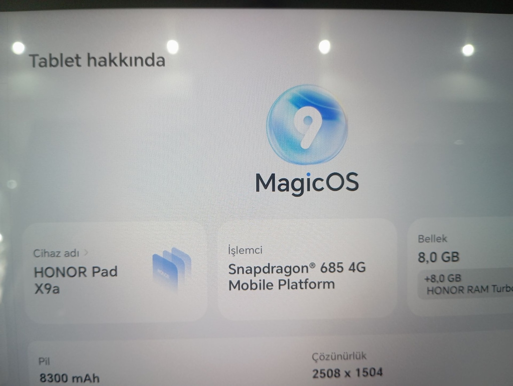 HONOR MAGİC TABLET DEV EKRAN KILIFI İLE FULL SET SÜPER FİYAT - 4