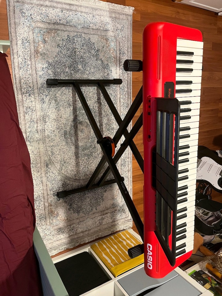 casiotone ct-s200 ve Kozmos KS-508 / Profesyonel X Klavye Standı - 3