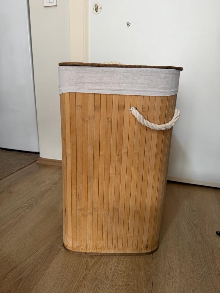 Bambu Çamaşır Sepeti - 4