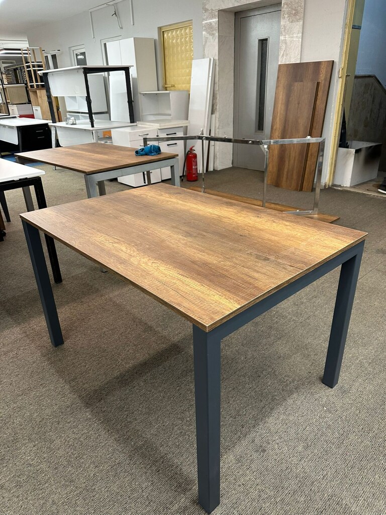 KLAS OFİS ÜSKÜDAR 120X80 BAROK CEVİZ ÇALIŞMA MASASI SIFIR - 4