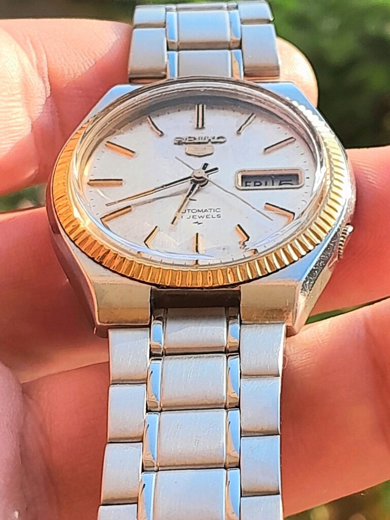 ALTIN KAPLAMA ROLEX BEZEL SEİKO OTOMATİK 7019 KOLEKSİYONLUK - 6