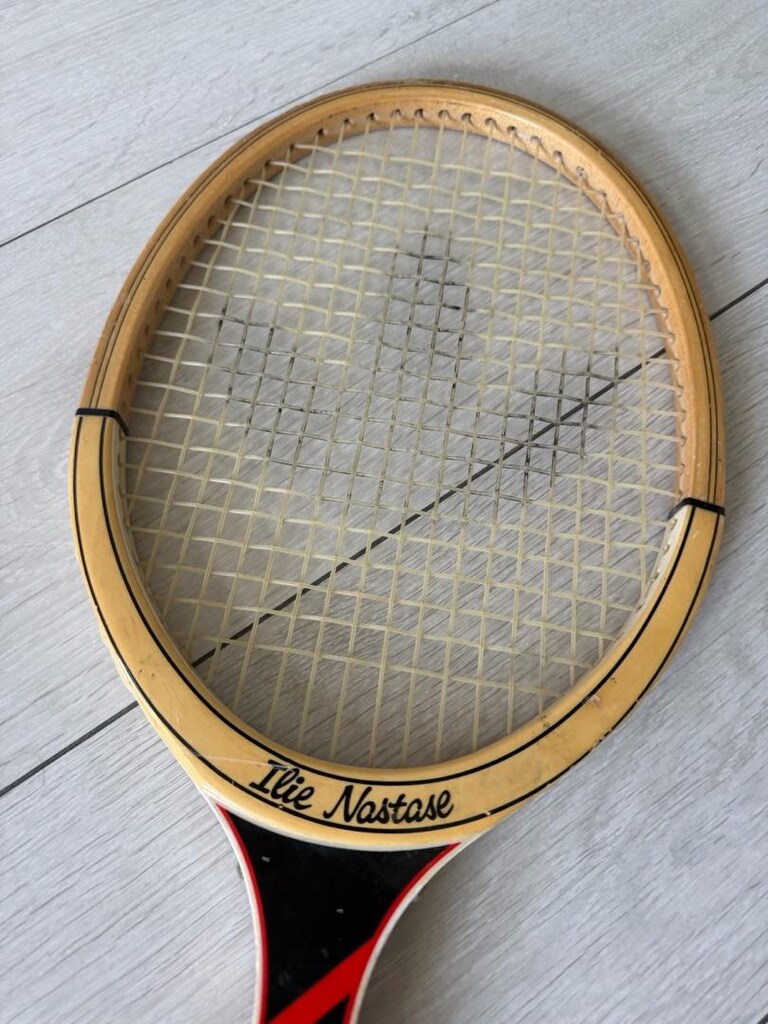 vintage özel tasarım tenis raketi - 4