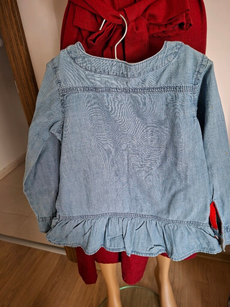 Gymboree Marka Fırfır Detaylı Kot Gömlek - 2