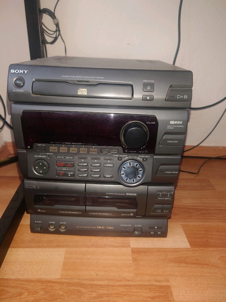 Sony Amfi & Aiwa SX-ND30 Hoparlör Seti (AUX/Telefon/PC Uyumlu)