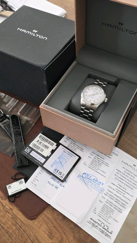 HAMILTON BEYAZ MURPH 38MM OTOMATIK SAAT - 3