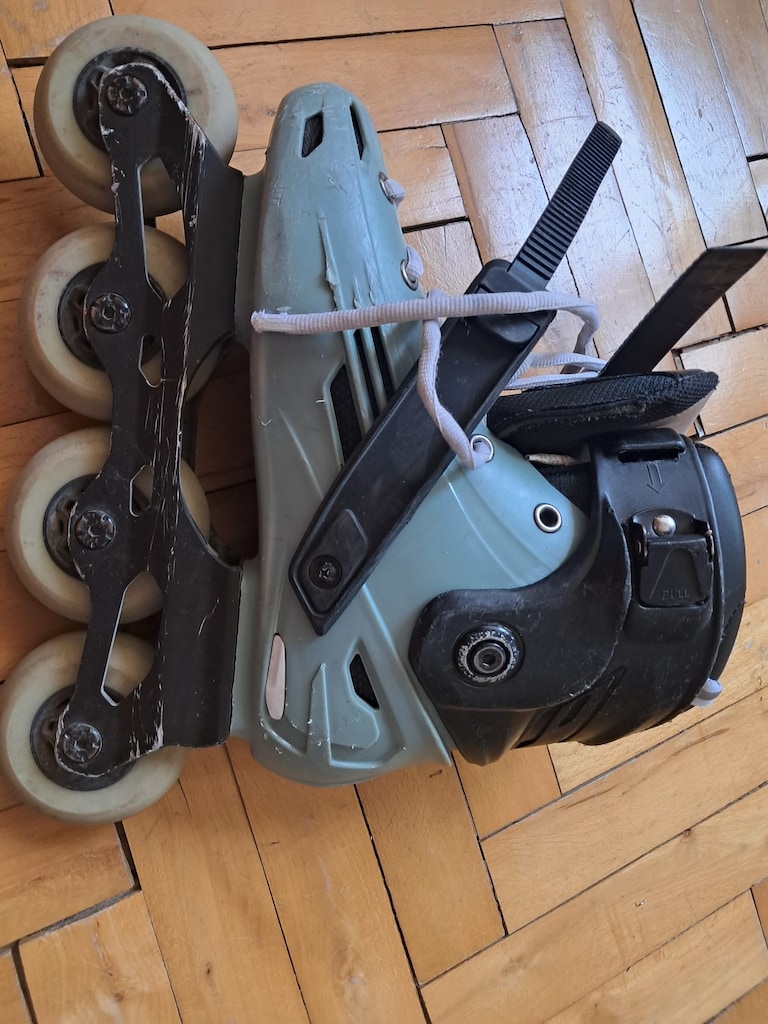 Oxelo MF500 Haki Renk 39-40 Numara Paten Sıfırdan Farkı Fiyatı - 8