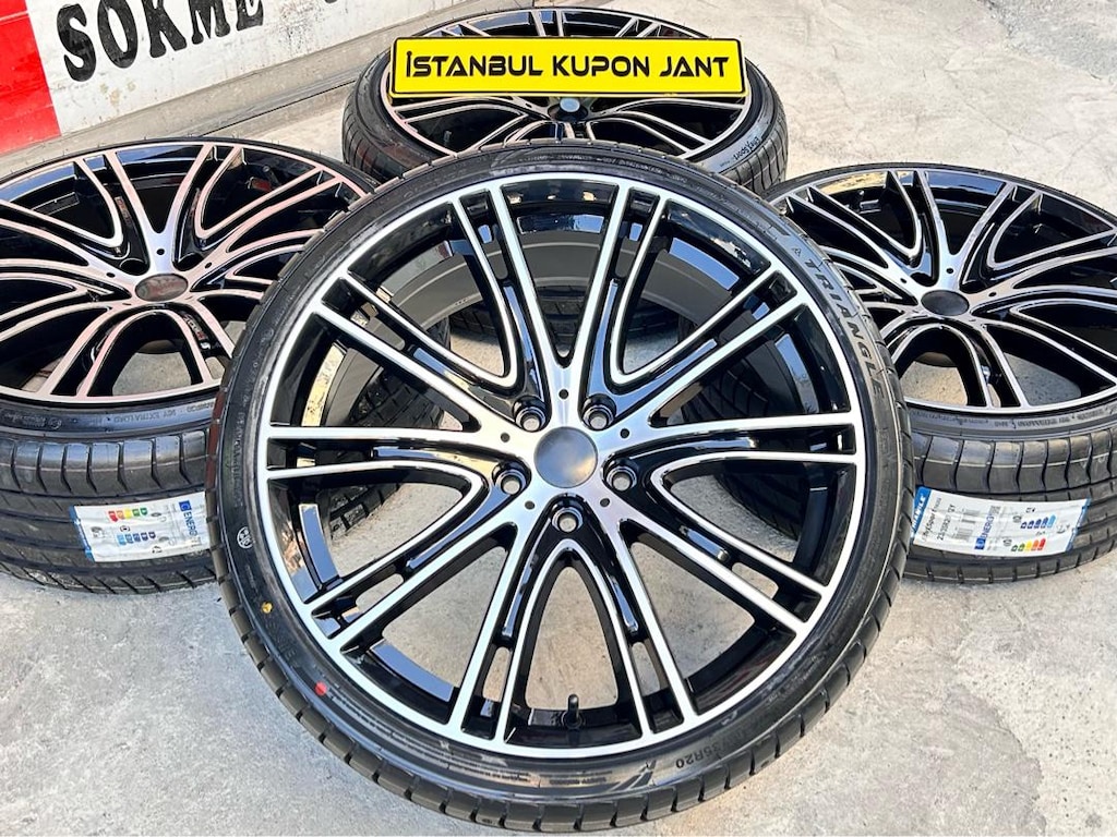 20 İNÇ SIFIR !! JANT LASTİK TAKIMI 5x112 BMW G20 G22 G30 MERCEDES S - 11
