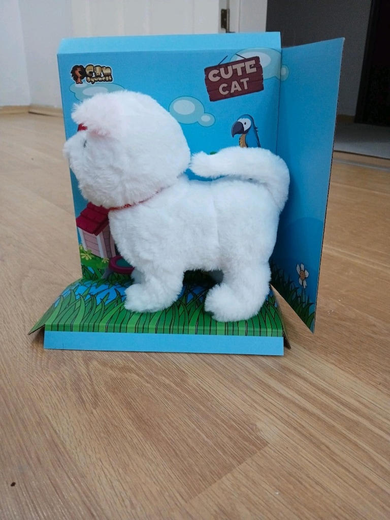 pilli ve hareketli oyuncak kedi kutulu - 4