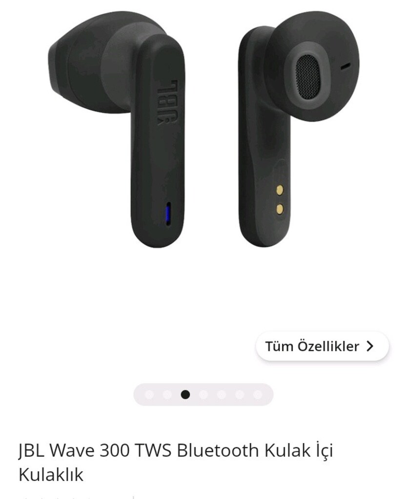 JBL Wave300 TWS Bluetooth kulak içi.Sıfır sayılır.Kutusu yok,sol kayıp - 2