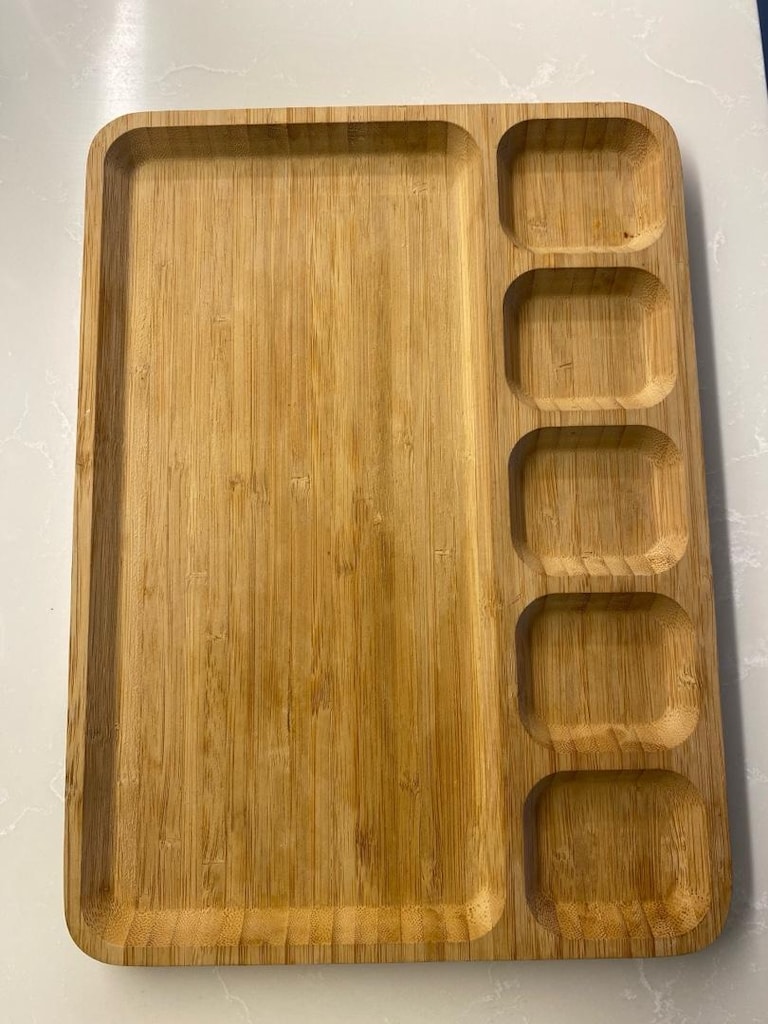Bambu ahşap sunum tabağı - 3