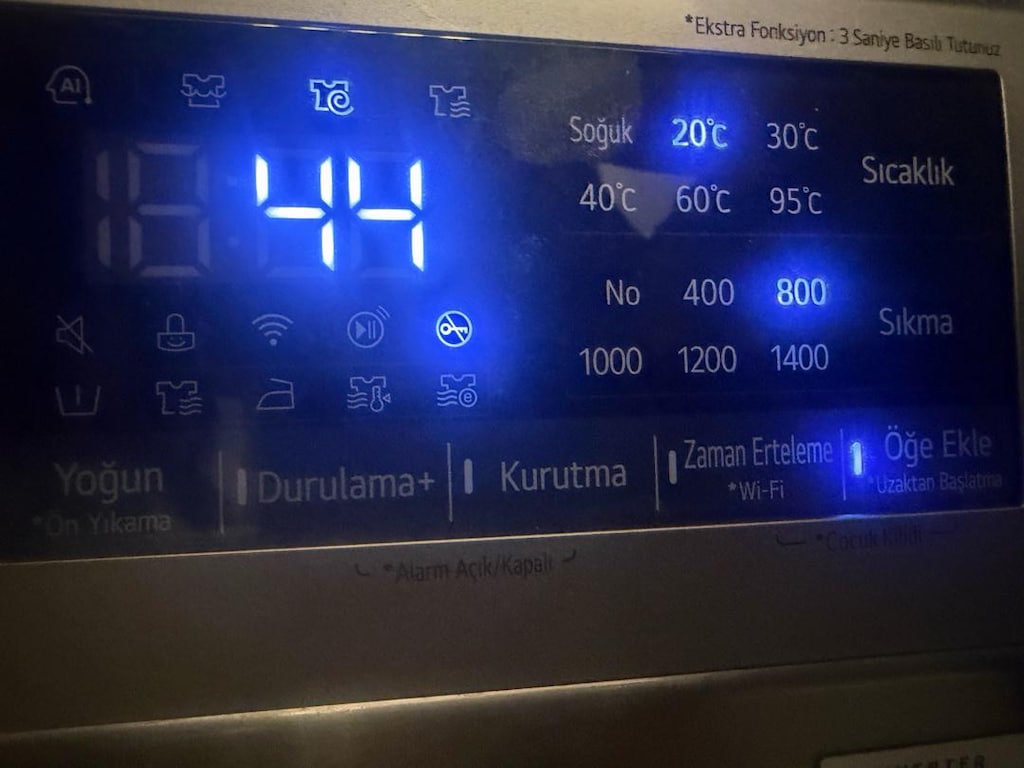 LG ThinQ 10,5 Kg Yıkama / 7 Kg Kurutmalı Çamaşır Makinesi - 4