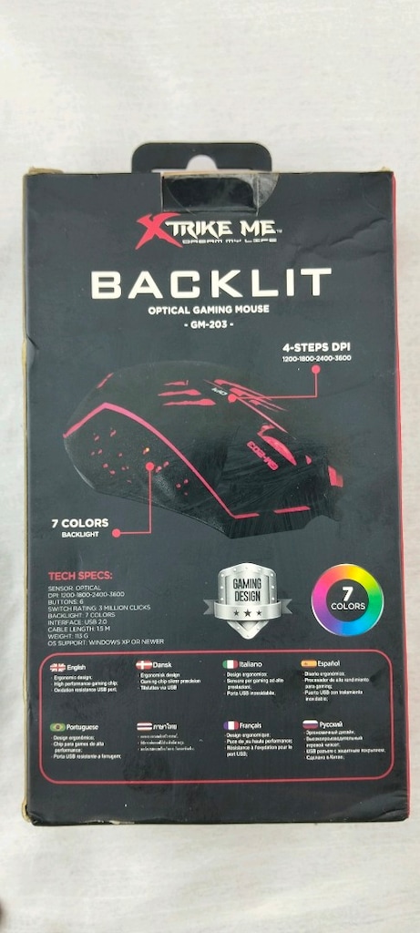 Sıfır XTRIKE ME GM-203 RGB Işıklı 3600 DPI Gaming Mouse - 4