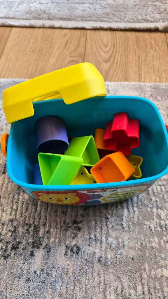 fisher price renkli bloklar kutu bultak - 2