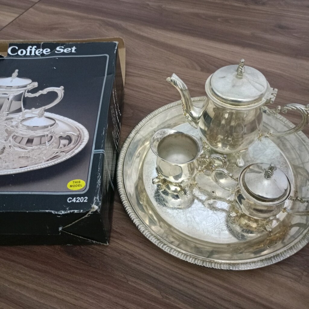 Mını Gumus Kahve Sunumluk Takım - 6