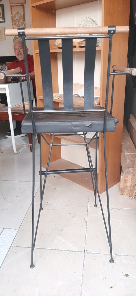 Bar sandalye 2 adet demir tanesi 3000 tl - 2