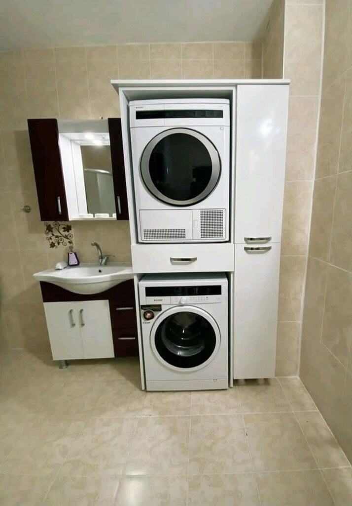 Makine dolab çamaşır makinesi dolabı - 3