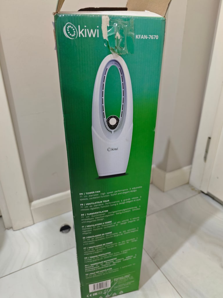 Kiwi KFAN-7670 Kule Tipi Vantilatör 71 cm – 3 Kademeli - 2