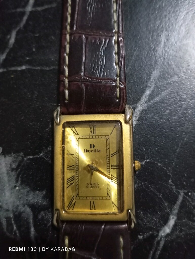 DEVİLLA,devilla kol saati,kol saati,vintage saat,antika saat, vintage - 4