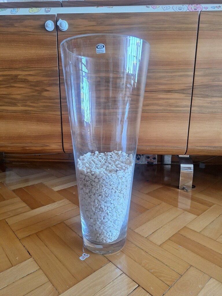 paşabahçe el yapımı 55 cm vazo - 4