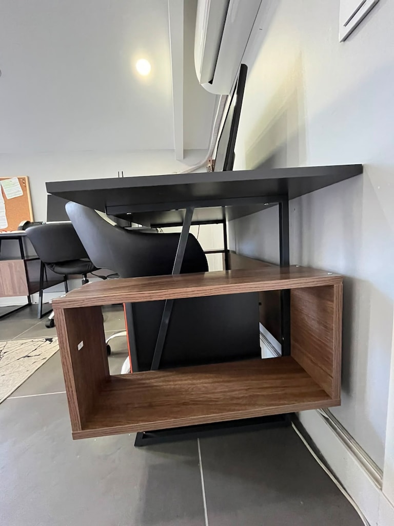 3'lü Ofis Çalışma Masası ve Sandalye Takımı - 3
