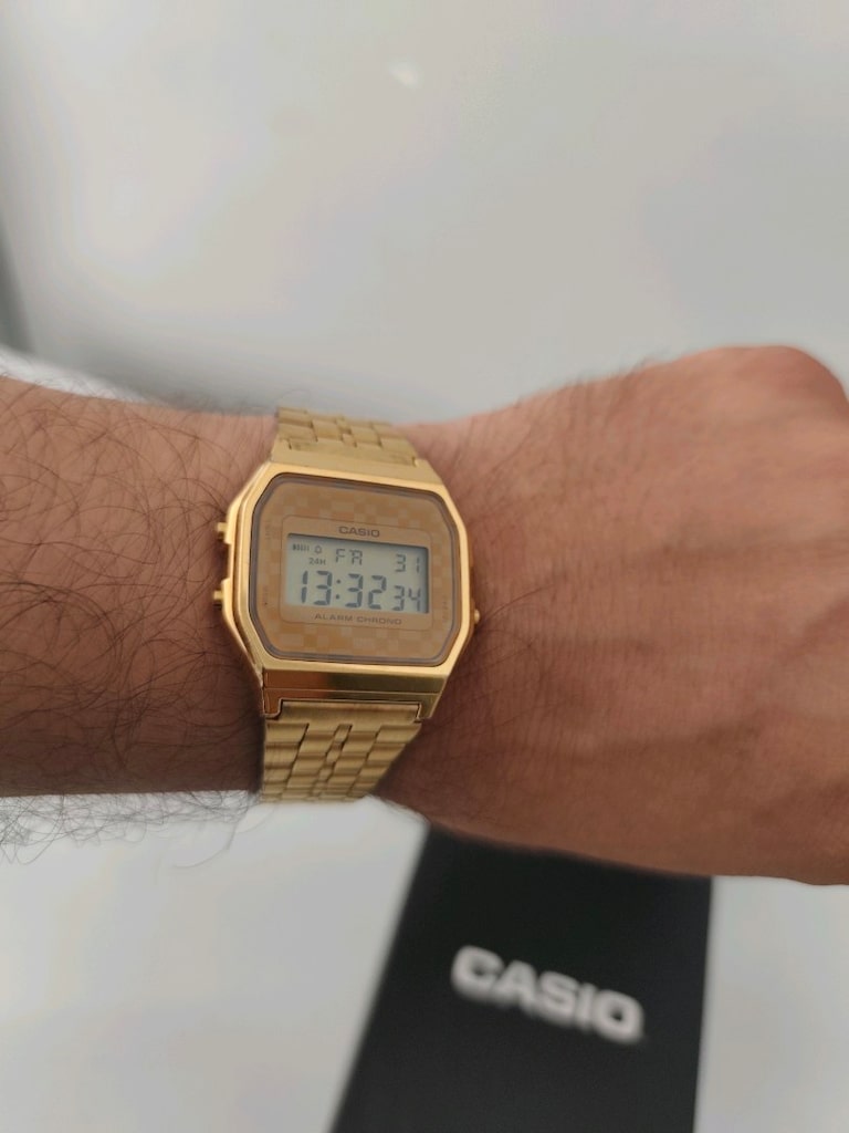 Orjinal Casio A159WGEA Erkek Kol Saati - 14
