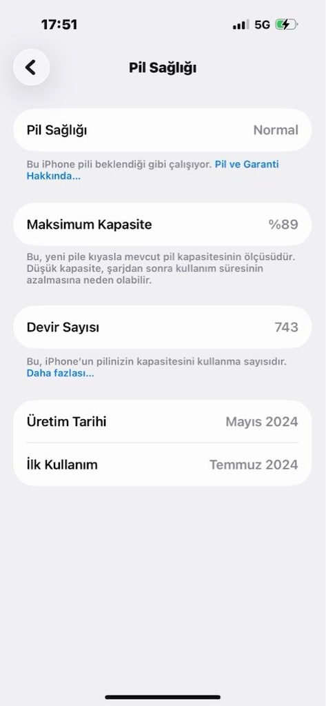 iPhone 15 Pro 128GB Çift Sim Değişensiz - 9