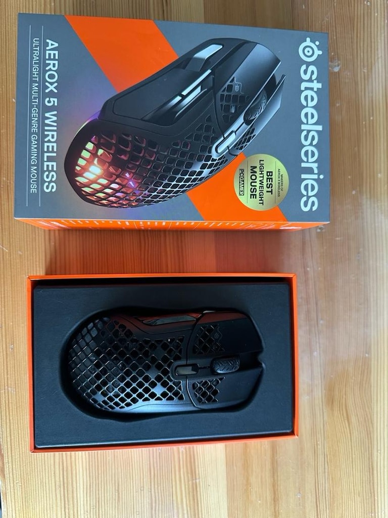 SteelSeries Aerox 5 Wireless – 9 Tuşlu RGB Gaming Mouse - 4