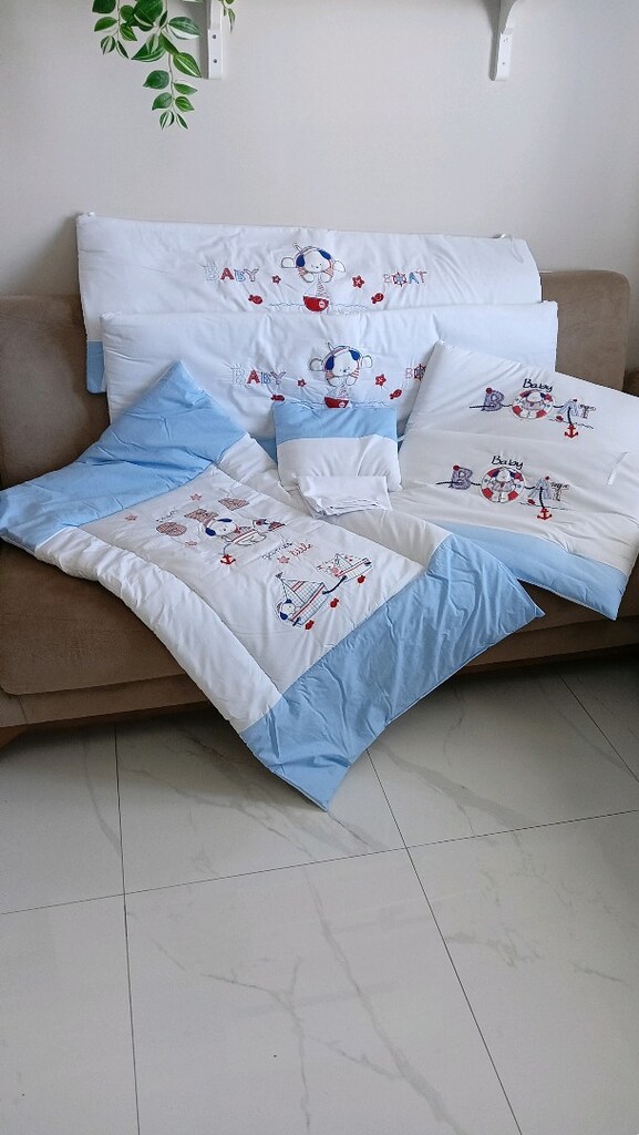 7 PARÇA BEBEK UYKU SETİ 70X130 - 6