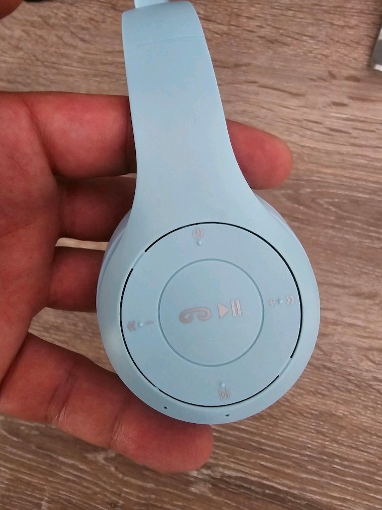 Leyli Tavşan figürlü Kulak üstü Bluetooth kulaklık - 4