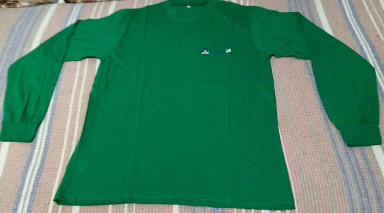 Yeşil Logolu Erkek İş Sweatshirt - 2