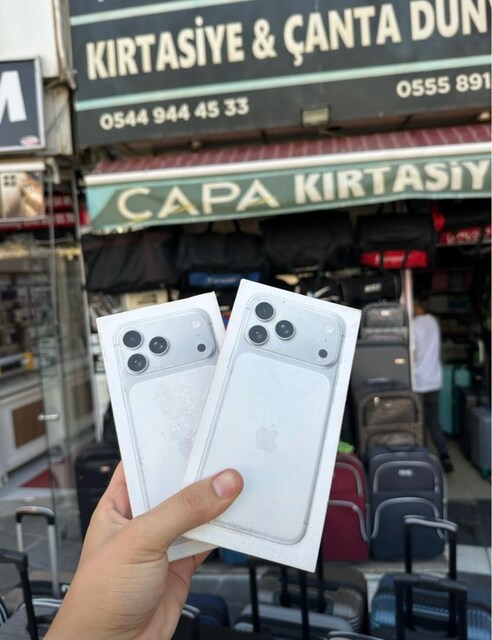 iPhone 17 pro Max beyaz 256gb çift sim kapalı kutu