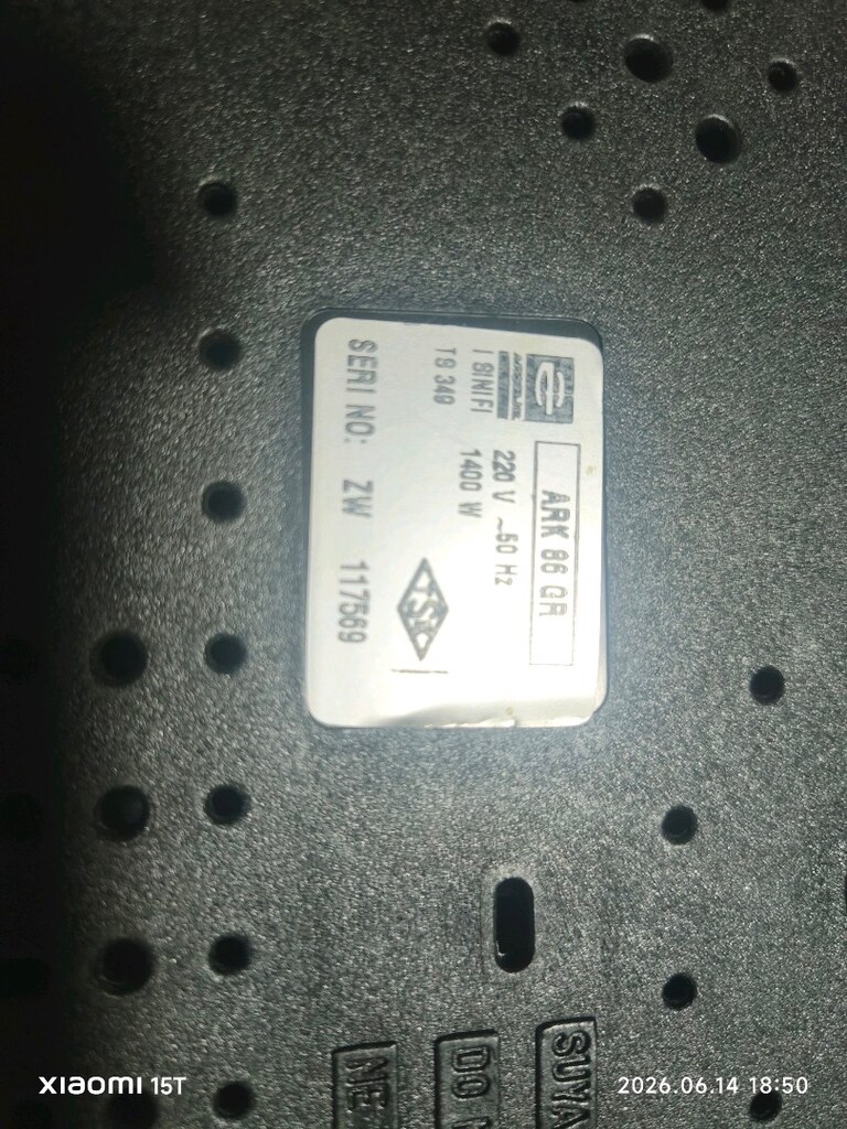 Arçelik elektrikli ızgara - 6