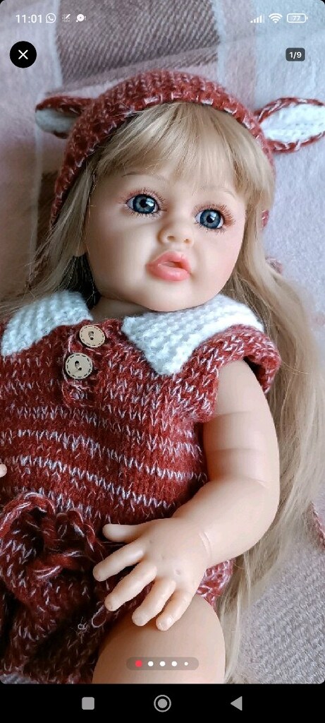 VİNİL SİLİKON BEBEK OYUNCAK BEBEK REBORN BEBEK - 3