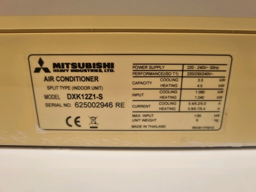 MITSUBISHI HEAVY IND. 12000 BTU FAAL ÇALIŞIR SPLIT KLIMA - 2