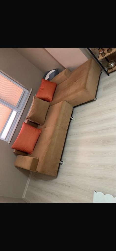 Kahverengi Köşe Koltuk 240 155 ölçülerinde sandıklı yatak olur nakliye - 2