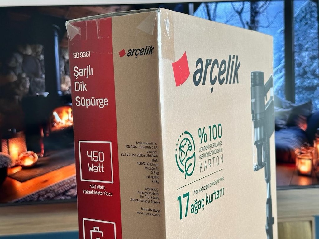 Arçelik Şarjlı Dikey Süpürge Sıfır Kapalı Kutu - 12