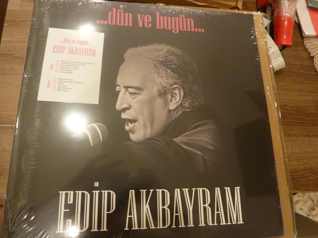EDİP AKBAYRAM DÜN VE BUGÜN ALBÜMÜ BEST OF PLAK 33 DEVİR LP SIFIR