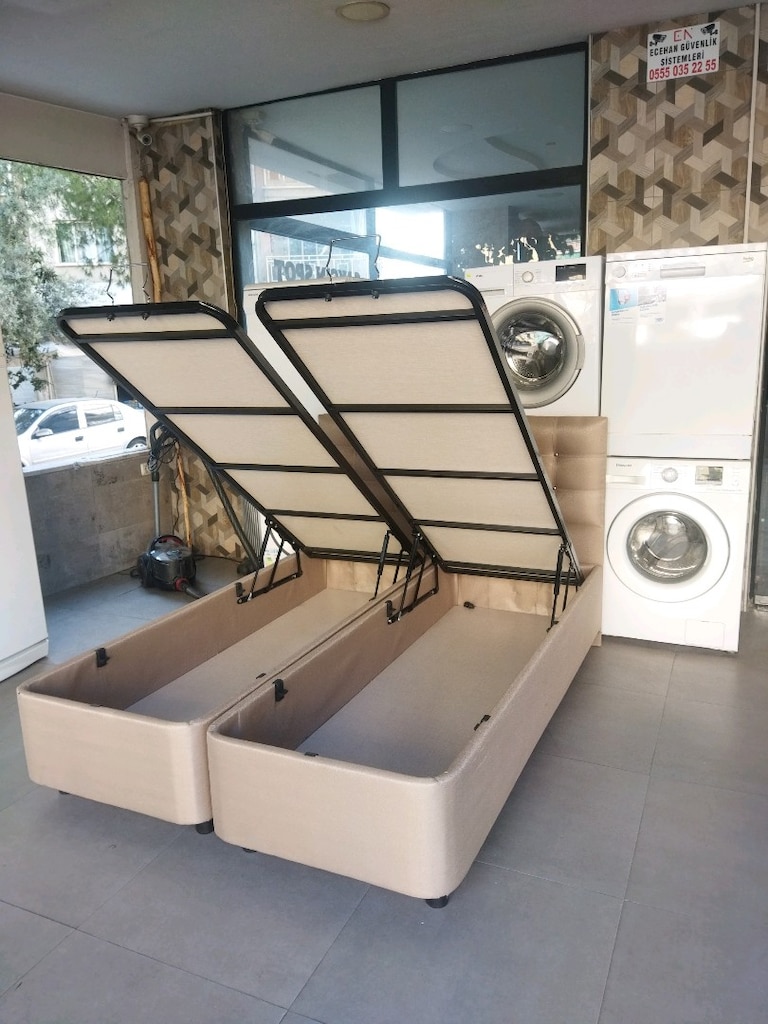 Fiesta özel ölçü 140/190 çift kişilik lüks solit baza başlık yatak adr - 2