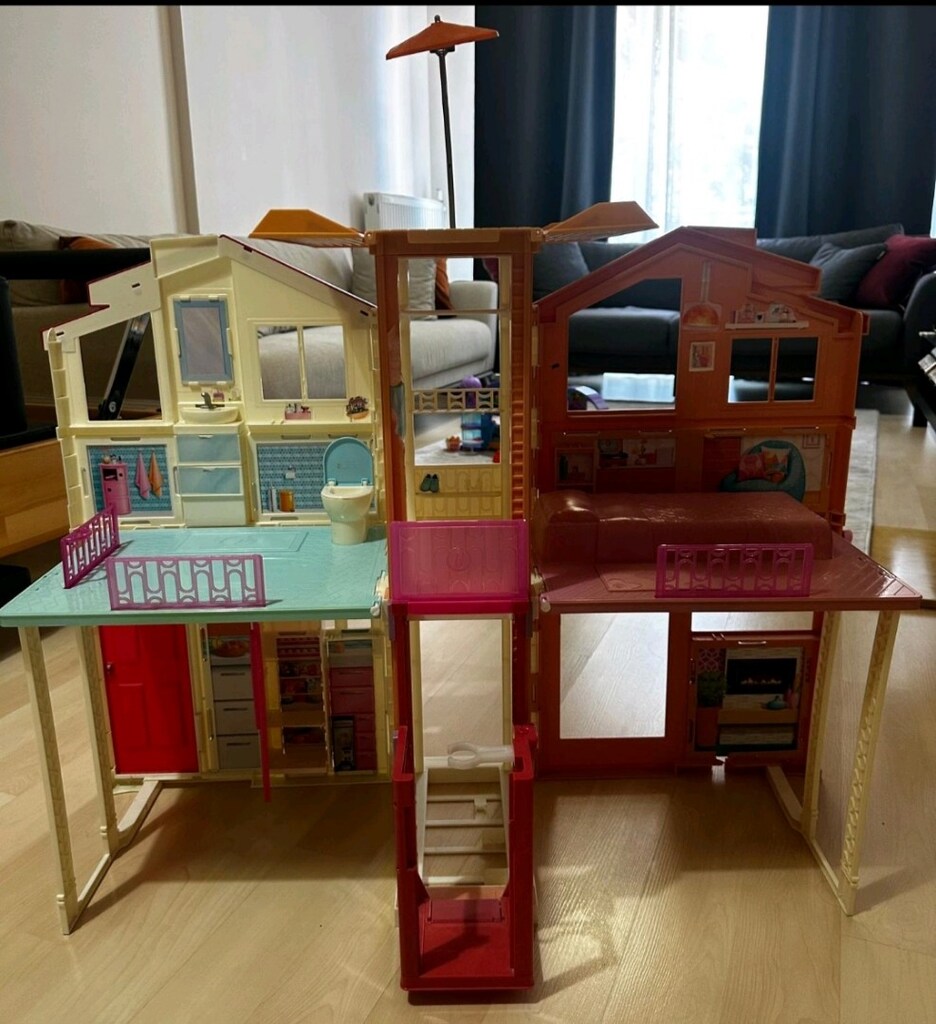 Kız çocuk oyuncak Barbie ev - 4