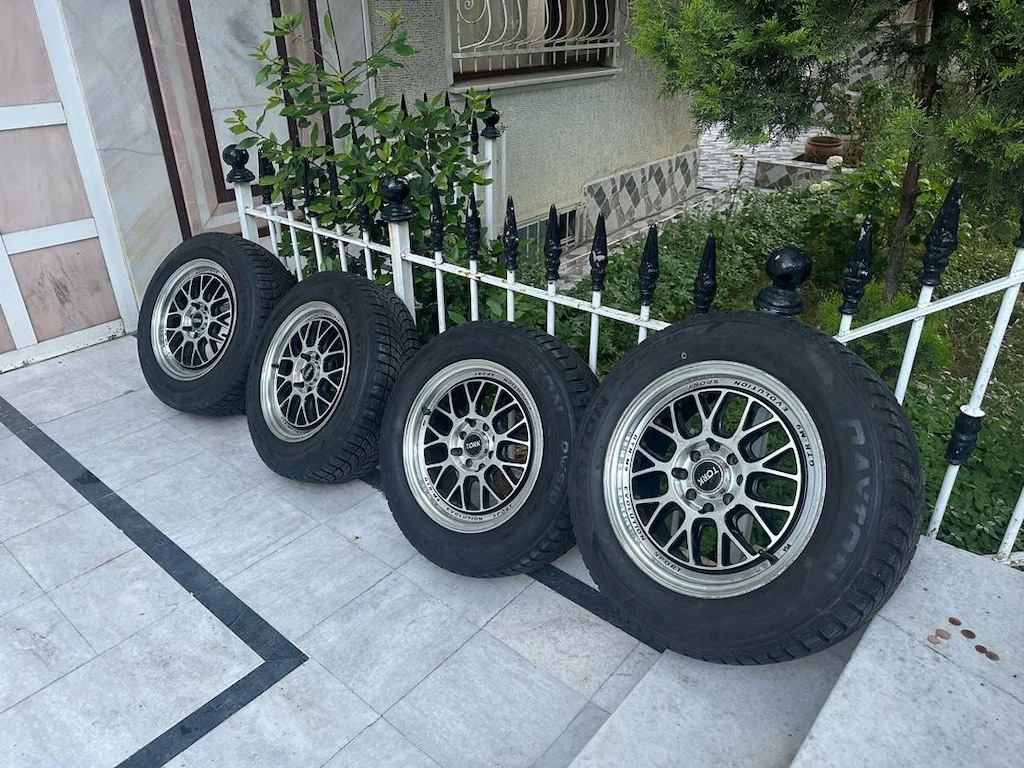 Gıcır gıcır Yeni Ayarında Sport jant Enkei Dayton lastik takımı 195 65 - 7
