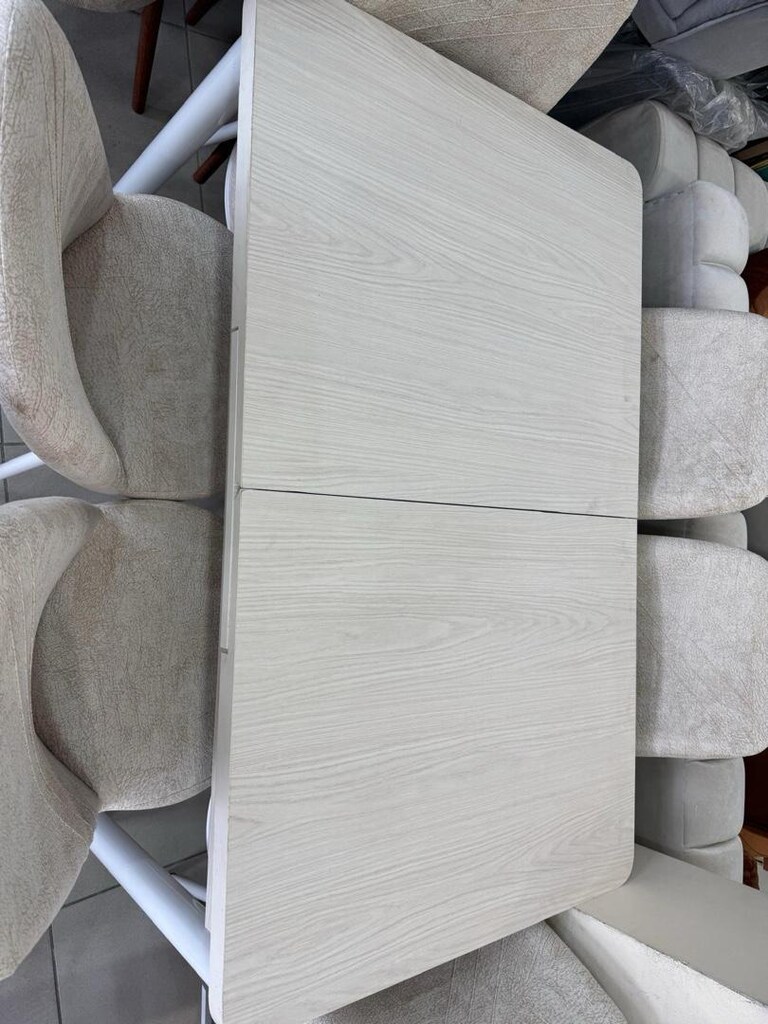 SIFIR 6 SANDALYE AÇILIR YEMEK MASASI TAKIM HALİNDE - 3