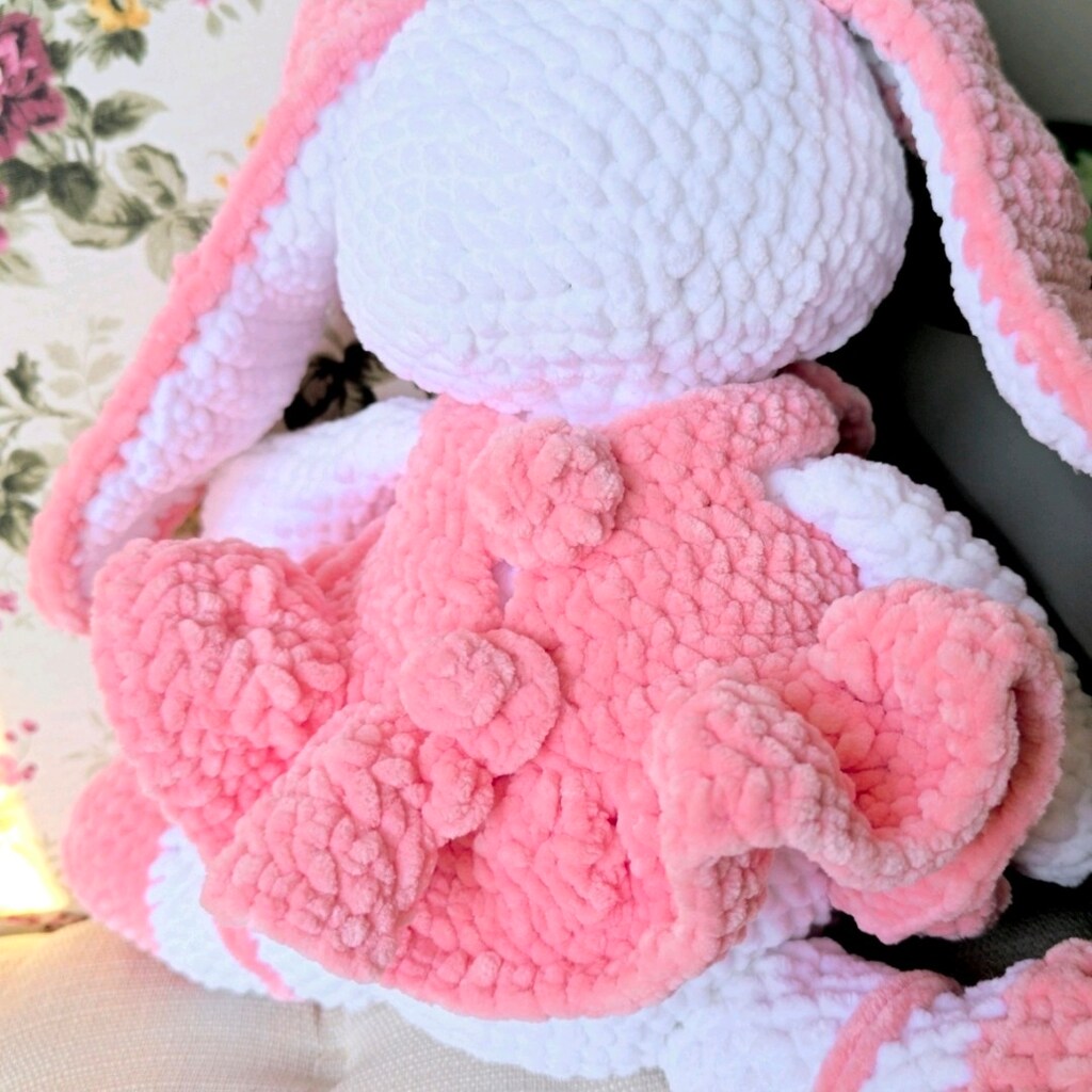 Amigurumi tavşan 50 cm oyun ve uyku arkadaşı - 9