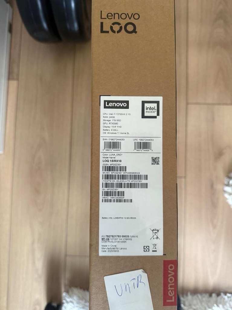 Kutulu Faturalı TR Garantili Lenovo LOQ - i7 13700HX - RTX 5060 8GB - - 2