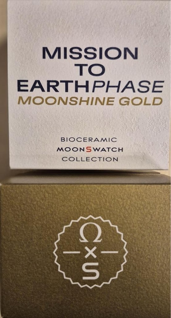 MOONSHINE GOLD SWATCH & OMEGA - 7