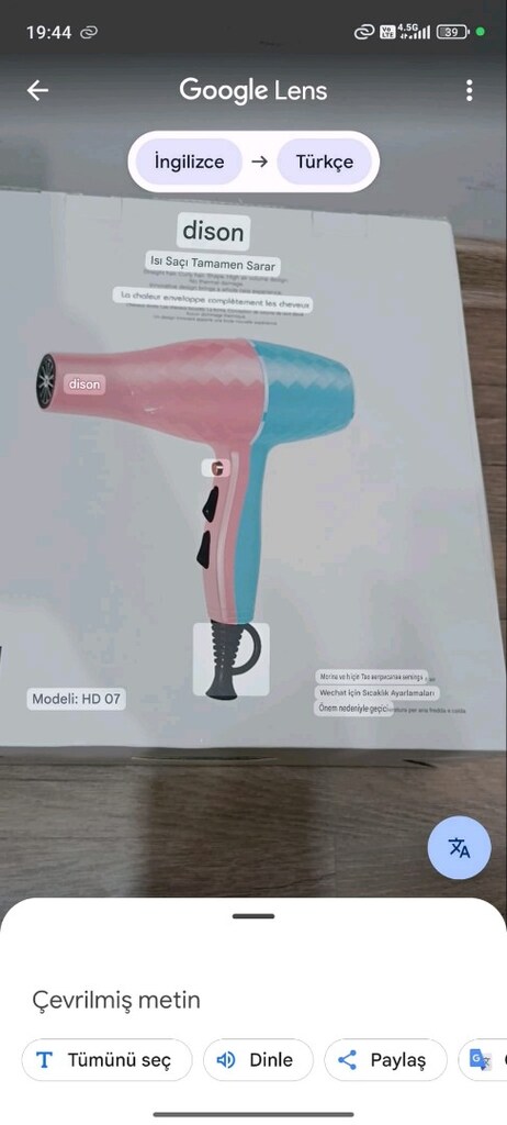 Dyson HD: 07 9600 Max Fön makinesi( saç kurutma makinası) - 7