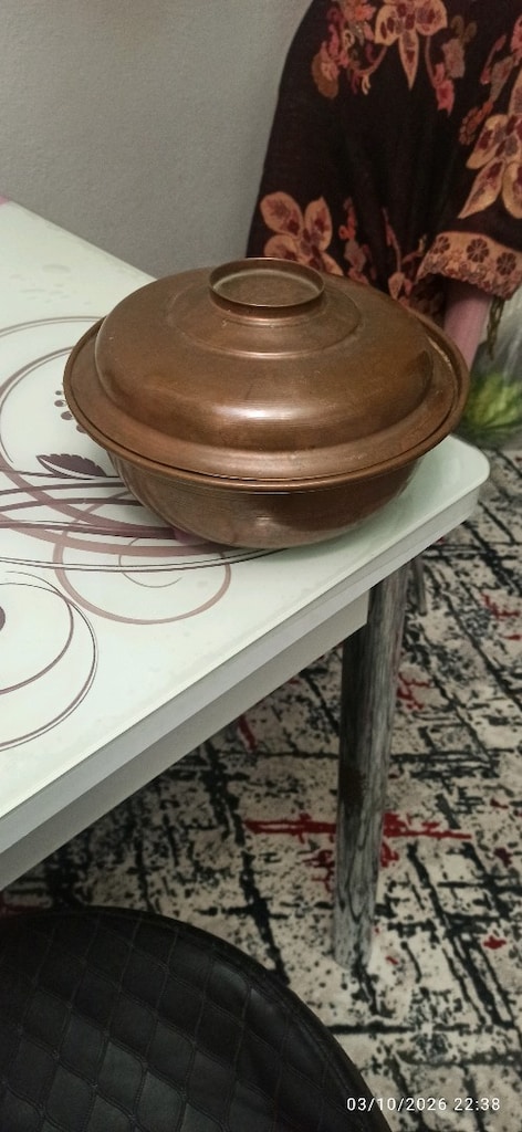 bakır tencereler 2 adet - 2