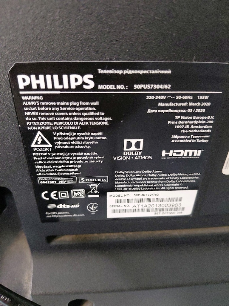 PHILIPS 50PUS7304/62 SIFIR AYARINDA AMBILIGHT ANDROİD 127CM - 7