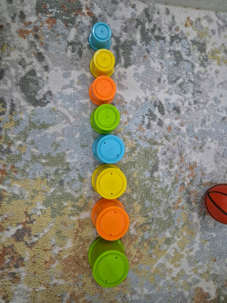 Fisher Price Renkli Kaplar 8 Adet Iç Içe Kapları, Çok Renkli - 2