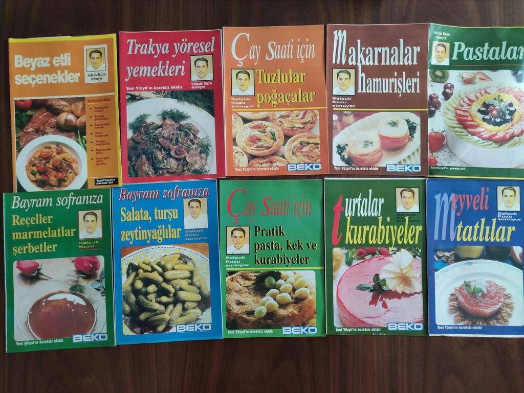 Selçuk Kuzu'dan yemek tarifleri kitapçıkları Yeni Yüzyıl 2017 - 2